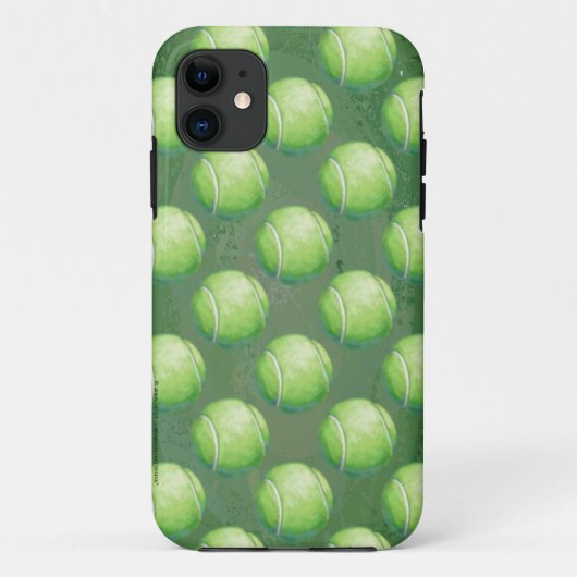 Coques Case-Mate iPhone Motifs de balle de tennis (Dos)