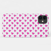 Coques Case-Mate iPhone Motifs de coeurs rouges blancs mignons (Dos (Horizontal))