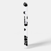 Coques Case-Mate iPhone Motifs de données sur le hexadécimal noir (Verso / Gauche)