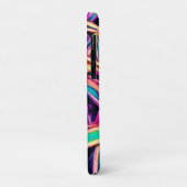 Coques Case-Mate iPhone Motifs de feuilles de néon dévoilés (Dos/Gauche)