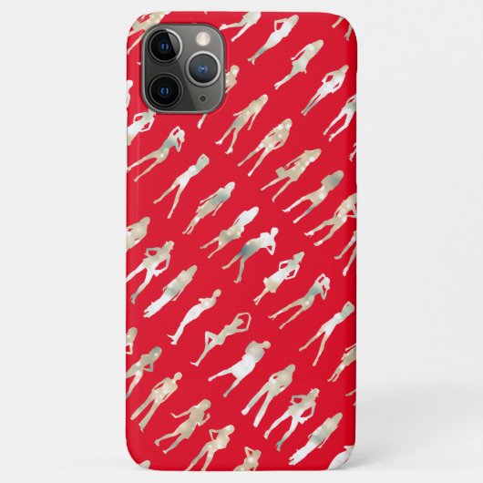 Coques Case-Mate iPhone Motifs de filles en silhouette de mode mignonne (Dos)
