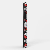 Coques Case-Mate iPhone Motifs de fleurs blanches rouges mignons (Dos/Droite)