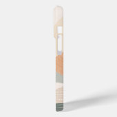 Coques Case-Mate iPhone Motifs de points dans des formes de teintes neutre (Verso / Gauche)