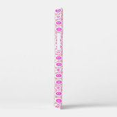Coques Case-Mate iPhone Motifs de points roses abstraits mignons (Verso / Droite)
