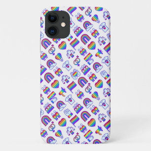Case-Mate iPhone Case Motifs d'icônes arc-en-ciel colorées
