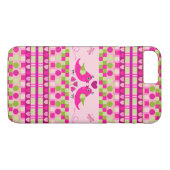 Coques Case-Mate iPhone Motifs et Inséparables branchés (Dos (Horizontal))