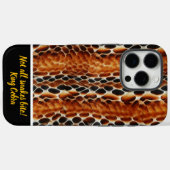 Coques Case-Mate iPhone Motifs étonnants de serpent (Verso (horizontal))