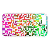 Coques Case-Mate iPhone Motifs géométriques de couleur blanche (Dos (Horizontal))