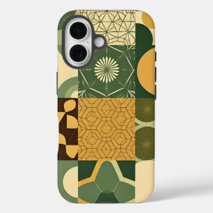 Coques iPhone 16 Motifs géométriques Eco-Friendly