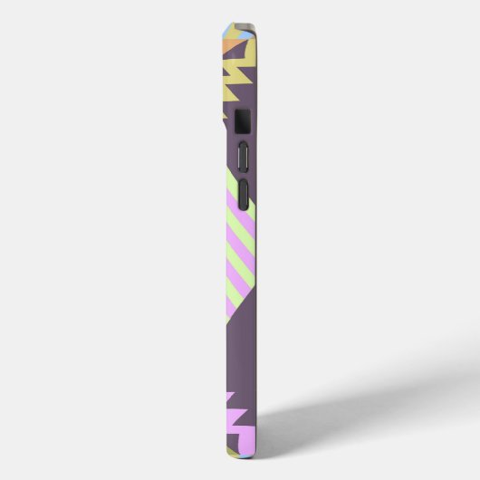 Coques Case-Mate iPhone Motifs géométriques mignons (Verso / Gauche)