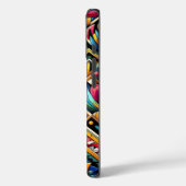 Coques Case-Mate iPhone Motifs géométriques vifs (Verso / Gauche)