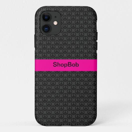 Coques Case-Mate iPhone Motifs Girly de paix (Dos)