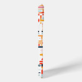 Coques Case-Mate iPhone Motifs point et tige sur blanc (Verso / Droite)