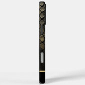 Coques Case-Mate iPhone Motifs SnakePatts Noir Et Or (Verso / Droite)
