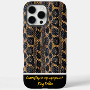 Coques iPhone 16 Pro Max Motifs uniques de la peau de serpent dans la natur
