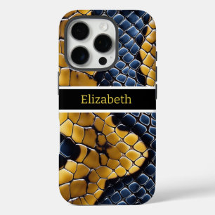 Coques iPhone 16 Pro Motifs uniques d'une peau de serpent venimeuse vib