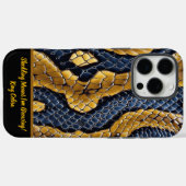 Coques Case-Mate iPhone Motifs uniques d'une saucisse venimeuse vibrante (Verso (horizontal))