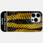 Coques Case-Mate iPhone Motifs véreux d'un serpent venimeux (Verso (horizontal))