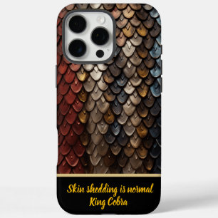 Coques iPhone 16 Pro Max Motifs vibrants de peau de serpent dans la nature