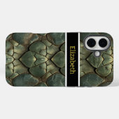Coques Case-Mate iPhone Motifs vibrants et complexes de peau de serpent (Verso (horizontal))