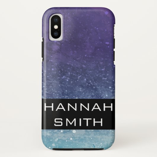 Coques Case-Mate iPhone Motifs violets / vintage (Dos)