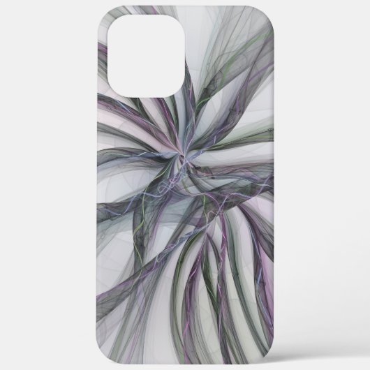 Coques Case-Mate iPhone Motions Filigree Moderne Abstrait pivotant Fractal (Verso)