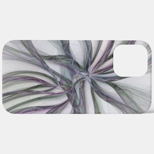 Coques Case-Mate iPhone Motions Filigree Moderne Abstrait pivotant Fractal (Verso / Droite)