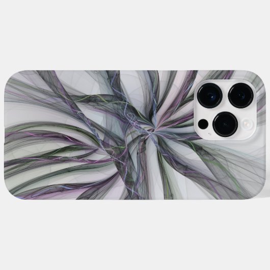 Coques Case-Mate iPhone Motions Filigree Moderne Abstrait pivotant Fractal (Verso (horizontal))
