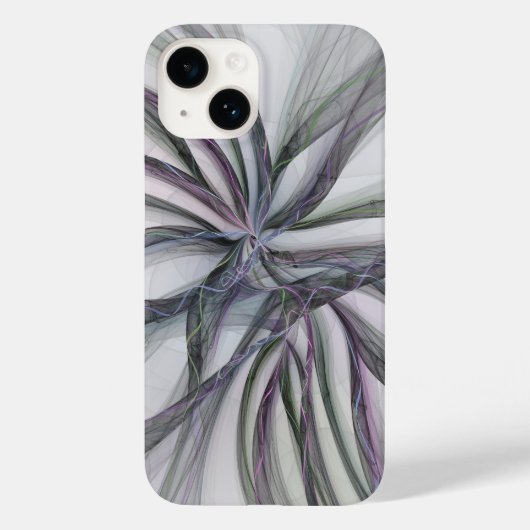 Coques Case-Mate iPhone Motions Filigree Moderne Abstrait pivotant Fractal (Verso)