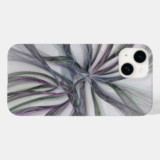 Coques Case-Mate iPhone Motions Filigree Moderne Abstrait pivotant Fractal (Verso (horizontal))