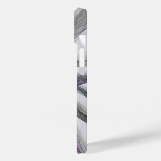 Coques Case-Mate iPhone Motions Filigree Moderne Abstrait pivotant Fractal (Verso / Gauche)