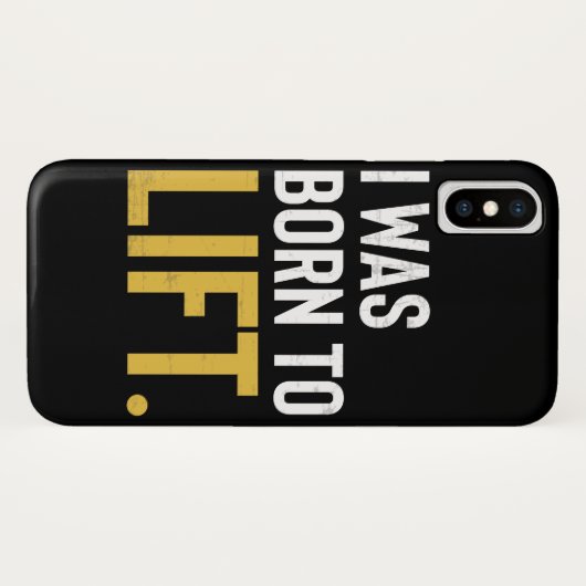 Coques Case-Mate iPhone Motivation de séance d'entraînement de forme (Dos (Horizontal))