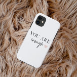 Case-Mate iPhone Case Motivation Positive Vous Êtes Suffisamment Cité<br><div class="desc">Vous cherchez un rappel quotidien que vous êtes assez ? Ne cherchez plus ! Présentez nos produits de devis "Vous en êtes assez", conçus pour fournir une motivation positive et élever votre esprit quand vous en avez besoin. Avec ces produits inspirants, vous pouvez porter avec vous le message stimulant de l'acceptation...</div>