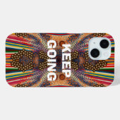 Coques Case-Mate iPhone Motivational “Keep Going” Cell Phone Cover (Verso (horizontal))