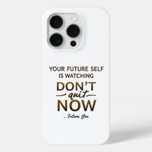 Coque iPhone 15 Pro Motivational Phone Case - Ne quittez pas maintenan