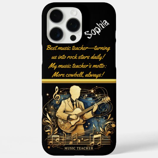 Coques Case-Mate iPhone Motiver l'enseignant de musique inspire les étudia (Verso)
