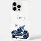 Coques Case-Mate iPhone Moto bleu (Verso)