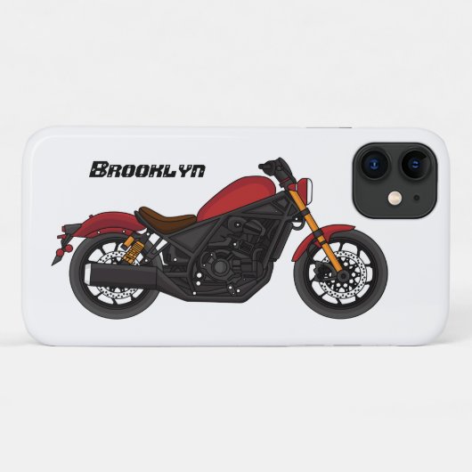 Coques Case-Mate iPhone moto de style croiseur cool (Dos (Horizontal))