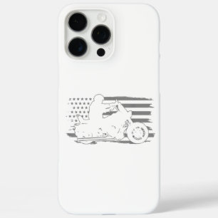 Coques iPhone 16 Pro Max Moto Patriotique Vintage American Flag Biker
