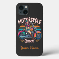 Moto Queen Nice Biker Girl Cadeau Motorcycliste