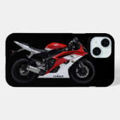 Coques Case-Mate iPhone Moto Red Yamaha Yzf-R6 (Verso (horizontal))