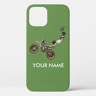 Coque iPhone 12 motocross