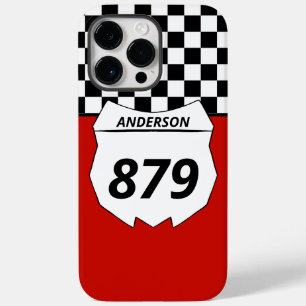 Coque Pour Pour iPhone 14 Pro Max Motocross Custom Dirt Numéro de vélo Plaque sur ro