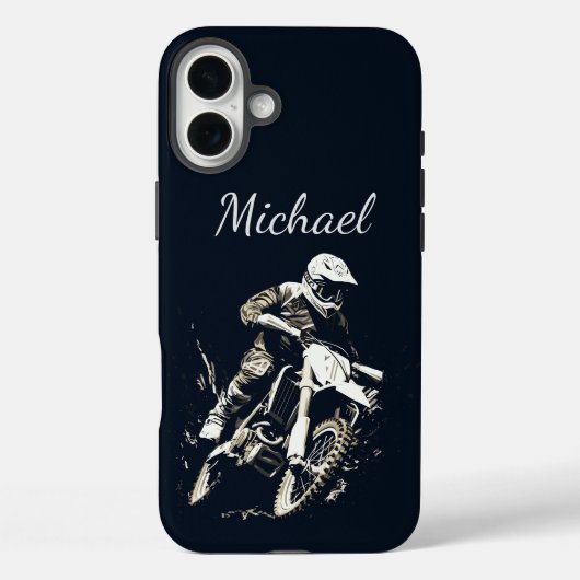 Coques Case-Mate iPhone Motocross Devis Sport Motorcycle Personnaliser de (Verso)