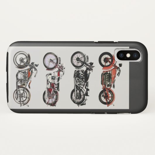 Coques Case-Mate iPhone MOTOCYCLES vintages (Dos (Horizontal))
