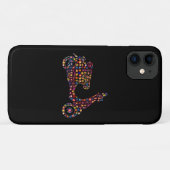 Coques Case-Mate iPhone Motocyclette à moteur à fleurs (Dos (Horizontal))