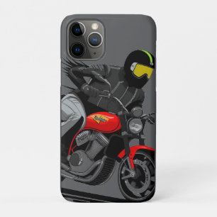 Case-Mate iPhone Case Motocycliste roulant dans une rue pleine d'action