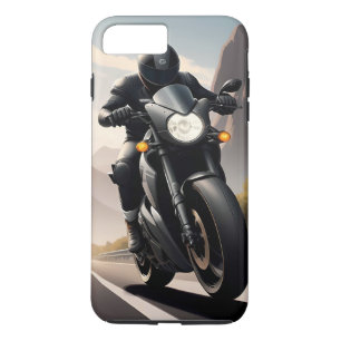 Case-Mate iPhone Case Motocycliste sur une moto performante