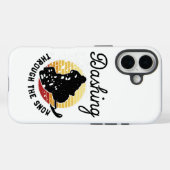 Coques Case-Mate iPhone Motoneige - Dévaler la neige (Verso (horizontal))