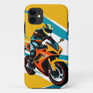 Case-Mate iPhone Case Motorcycliste penché en virage